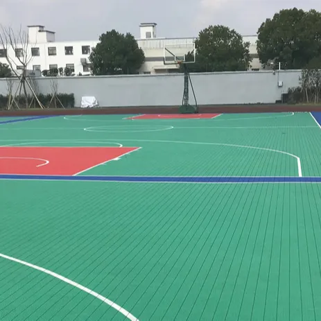 La scuola ha utilizzato pavimenti in plastica sintetica multifunzione per campi sportivi per basket, pallavolo, Tennis, campo da Badminton