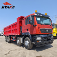 Camion benne Sinotruk HOWO TX 8x4 de 50 tonnes à forte capacité de montée, 12 roues, pour usage sur routes en pente, à vendre en RDC