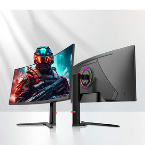 Moniteur incurvé haut de gamme pour jeux vidéo, ordinateur personnel et moniteur, écran d'ordinateur PC, moniteur <span class=keywords><strong>gamer</strong></span> 120 Hz 34 pouces - Product Image 1
