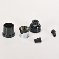 Suspension à LED E27 E26 Support de lampe en métal nu 110V 220V Rétro Nostalgique Bakelite LampHolder