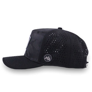 Fenêtre de 90 jours Compte à rebours noir Camouflage Odyssey Structure Style Melin Capuchon à 5 panneaux Badge en caoutchouc personnalisé à l'avant Patch en silicone latéral - Product Image 4