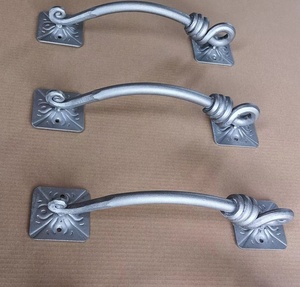 OUYA Poignées <span class=keywords><strong>de</strong></span> <span class=keywords><strong>porte</strong></span> décoratives faites main en acier forgé extérieur - Product Image 4