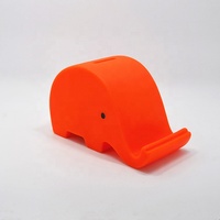 Wholesale Promotional Custom Cute Kids Safe Plastic PVC Elephant Shape Piggy Coin Bank