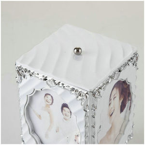 Boîte à musique rotative créative cadre <span class=keywords><strong>photo</strong></span> 5 pouces combinaison <span class=keywords><strong>dessin</strong></span> animé ensemble mariage cadre <span class=keywords><strong>photo</strong></span> en plastique - Product Image 4