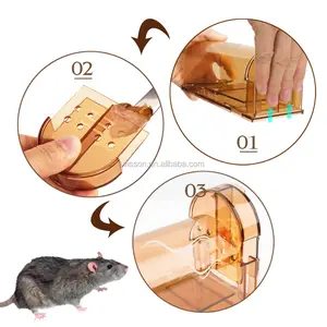 Perangkap Tikus Kualitas Tinggi Manusiawi 2 Pak/4 Pak OEM & ODM AR04E Hewan Pengerat Zapper