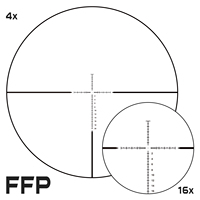 Mira Telescópica Táctica de Caza Marcool 4-16x44 FFP SFIR de Aleación de Aluminio de Alta Calidad con Enfoque Lateral y Óptica Iluminada