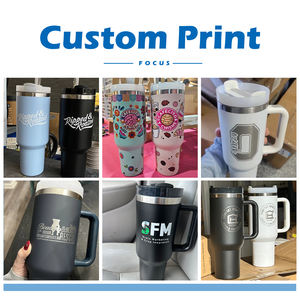 Gobelet d'aventure personnalisé de 40 oz avec poignée, tasse en métal isolée sous vide Stalyyem, tasse à café de voyage en acier inoxydable à double paroi - Product Image 5