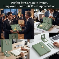 Carnets en cuir, journaux personnalisés, journaux personnalisés avec logo, carnet d'affaires avec stylo, carnet relié, coffret cadeau