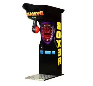 Outdoor ultimate big electronic coins operated punching boxing arcade vending simulator game machine trade price for sale