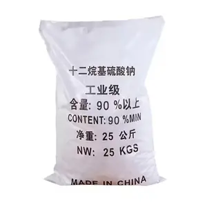 Foaming Agent Sodium Lauryl Sulfate Price K12/SLS Powder For Detergent Textile Auxili