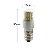Ampoule LED E14 T18 48V 80V à vis miniature pour indicateur de cabine électrique, lampe d'avertissement, système solaire hors réseau, batterie