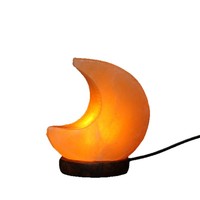 Lámpara de Noche USB de Piedra de Sal del Himalaya con Luz Cálida Colorida y Respiración, Lámpara de Escritorio para Computadora, Formas Cuadradas/Pirámide/Bola Redonda