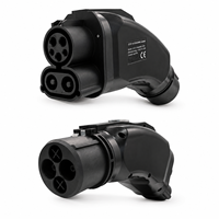 Adaptador de Carga Longood CCS1 a CHAdeMO para Cargadores de Vehículos Eléctricos en EE. UU., Convertidor de Carga Rápida DC para Vehículos Eléctricos Japoneses