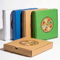 Boîte à pizza personnalisée avec logo ou impression couleur, protection de l'environnement, 33x33, 12, 9, 10 pouces