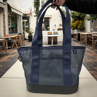 Bolsa de Mano Grande Multiusos para Mujer, Nueva en la Tienda en Línea de Alibaba, Bolsa para Portátil con Malla, Bolsa de Hombro de EVA
