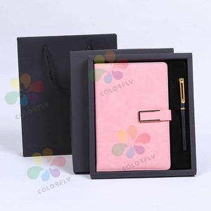 Desain kustom Harga bagus ukuran A5 PU Hardcover Agenda sekolah <span class=keywords><strong>Notebook</strong></span> 100 lembar bergaris garis perencana buku harian untuk kantor - Product Image 4