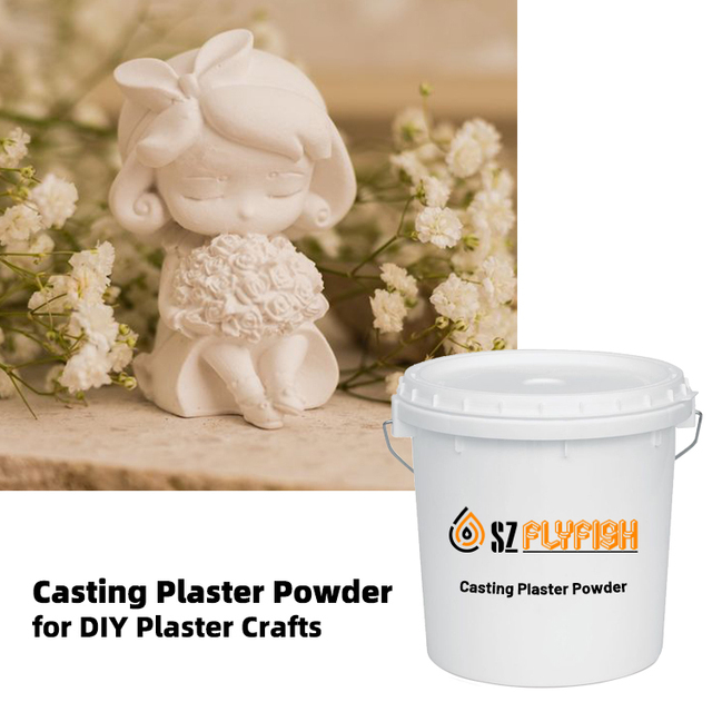 Ultra-Pure Eco-friendly Alabaster Plaster Dust Self-Smoothing Molding Compound for Detailed Sculptures Woodworking Construction