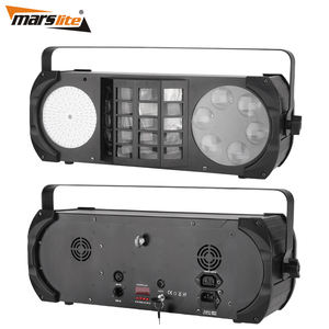 Marslite Nouveau Design RGBW 4FX-IN-1 Stroboscope + Gobo + Derby + Laser Combiné Lumière de Scène LED DJ Décorations de Mariage - Product Image 5