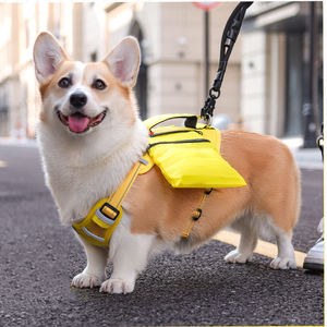 調節可能な反射素材入りソフトパッド入りペットハーネス、トレーニング、散歩、ハイキング用、引っ張り防止、防水、ポケット付き戦術犬用ハーネス - Product Image 6