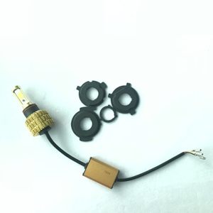 3 lado ac/dc 8-80V faro motocicleta frente COB motocicletas led la luz de la cabeza de los faros de los accesorios del bulbo - Product Image 3
