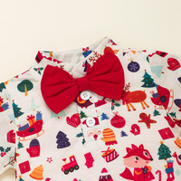 Vêtements pour bébé garçon, barboteuse à manches courtes + salopette, ensemble de vêtements, tenues de Noël pour bébé garçon