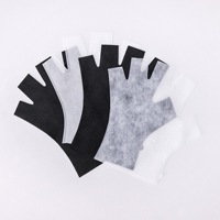 Gants jetables anti-UV pour protection contre les rayons UV, pour lampe UV LED, séchoir à vernis à ongles, avec bande adhésive