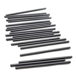 Petites pailles <span class=keywords><strong>en</strong></span> <span class=keywords><strong>plastique</strong></span> biodégradable pour cocktail PLA de taille personnalisée <span class=keywords><strong>Paille</strong></span> courte noire pour bar agave - Product Image 5