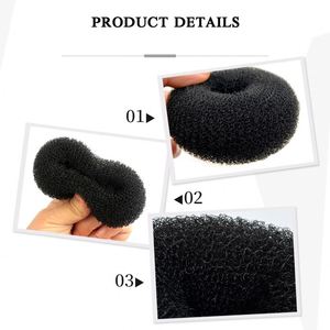 Factory Direct Sale Multisize Nylon Hair Donut Bun <b>Portable</b> Hair Donut Bun <b>Maker</b> for Women - Product Image 6