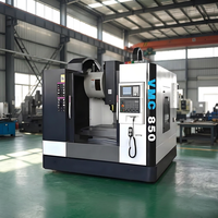 Centre d'usinage vertical CNC VMC Machine CMV 850, vente chaude, 3 axes, fraiseuse CNC, broche Taiwan Okada, système Fanuc, 24ATC
