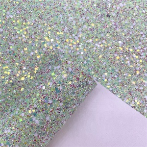 BY6371 Glänzender Chunky-<span class=keywords><strong>Glitter</strong></span>-Lederstoff, Umweltfreundlich, Vielseitig Einsetzbar für Schleifen, Schuhe, Handtaschen, Möbel, Dekoration, Outdoor, Handwerk, Gepäck - Product Image 5