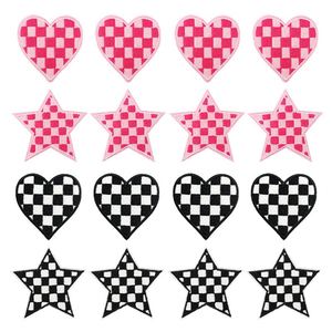 Patchs brodés en gros, patchs en forme de cœur et d'étoile, patchs brodés personnalisés de haute qualité à coller à chaud pour vêtements et chapeaux - Product Image 3