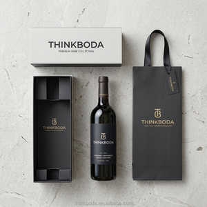 Botella de <span class=keywords><strong>Vino</strong></span> Helado de Lujo de 375 ml, Caja de Regalo Verde Bosque, Papel de Aluminio Dorado Rosa, Regalo de Navidad, Solución de Agencia de Diseño Integrado - Product Image 5