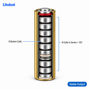 Batteria Alcalina Litobat OEM 12V 27A A27 <span class=keywords><strong>MN21</strong></span> per Campanello Wireless, Apriporta Garage, Telecomando, Sistema di Allarme - Product Image 6