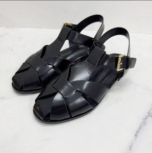 Quality Fashion Casual <b>Flat</b> Roman <b>Sandals</b> - Women's New Autumn Closed-Toe Back Strap Ladies' <b>Sandals</b> - Product Image 2