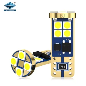 OEM Auto 12v 24v focos t10 led bulbs 194 canbus interior w5w 3030 SMD amarillo vehicle lighting car lights accessories for cars