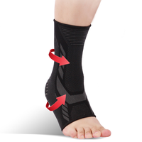 Offre Spéciale Sports de plein air haute élastique Protection de la cheville Nylon tricoté Compression cheville orthèse pour courir basket-ball