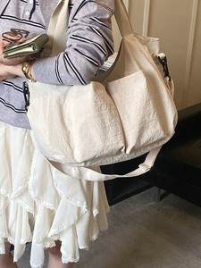 Bolso Tote Minimalista de Lona de Color Sólido con Correa Desmontable, Bolso Bandolera para Uso Diario - Product Image 4