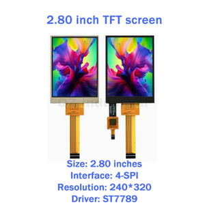 Qz bom mới ban đầu 2.8 inch <span class=keywords><strong>TFT</strong></span> LCD HD <span class=keywords><strong>IPS</strong></span> cảm ứng điện dung màn hình cảm ứng cảm ứng 240x320 st7789 điều khiển - Product Image 2