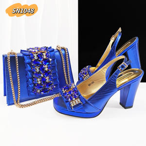 Комплект из туфель и сумочки красного цвета с бантом-бабочкой и стразами, 2025 туфли на высоком каблуке и сумки со стразами - Product Image 5