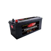 Batterie de démarrage automobile au plomb-acide scellée TOKUSHIMA JIS 12V 120Ah personnalisée et économique pour voitures, 820 CCA, garantie 3 ans, CE