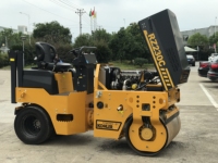 Rouleau compresseur hydraulique à tambour unique de 3 tonnes, moteur refroidi par eau, prix du mini rouleau compresseur, rouleau compresseur vibrant pour le sol et l'asphalte