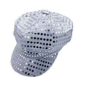 Octagonal Hat Sequined Performance Wear Stage Costume Unisex Adult Size One Size - Product Image 2