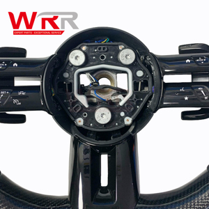 Volante WRR para <span class=keywords><strong>Mercedes</strong></span> Benz W205 W213 W253 W167 W222 W223 W463 Volante personalizado de fibra de carbono Alcantara - Product Image 5