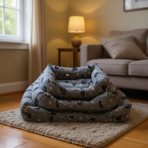 Cuccia per Cani Colorata con Fondo Antiscivolo, Set Tre Pezzi, Arredamento Premium per Animali Domestici - Product Image 3