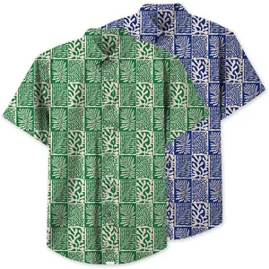 Neujahr Sommer Strand lockeres Herrenhemd hawaiianische Herrenhemden kurze Ärmel blumehemd