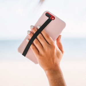 Sangle de téléphone de style japonais et coréen, sangle anti-perte colorée pour coque de téléphone à utilisation d'une seule main, sangle adhésive pour le dos de la coque. - Product Image 2