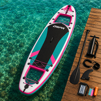 Expédition ultra-rapide en 7 jours : Planche à pagaie gonflable familiale tout-terrain avec hublot de visualisation claire pour les loisirs de vacances