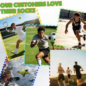 批发防滑商务休闲握力踝棉尼龙高品质定制男士运动袜带徽标定制 - Product Image 5