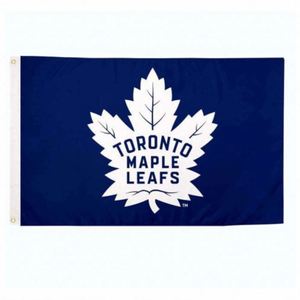 China Maker Outdoor Custom Size Aluminum Flagpole Digital Printed Flying Style Sublimation Toronto Maple Leaf <b>Flags</b> - Product Image 1