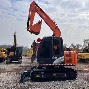 Hitachi ZX70 Secondhand Excavator Orange Rubber <b>Track</b> Hydraulic Diesel Engine Gearbox Motor PLC Hydraulic Pump 7 Ton - Product Image 4